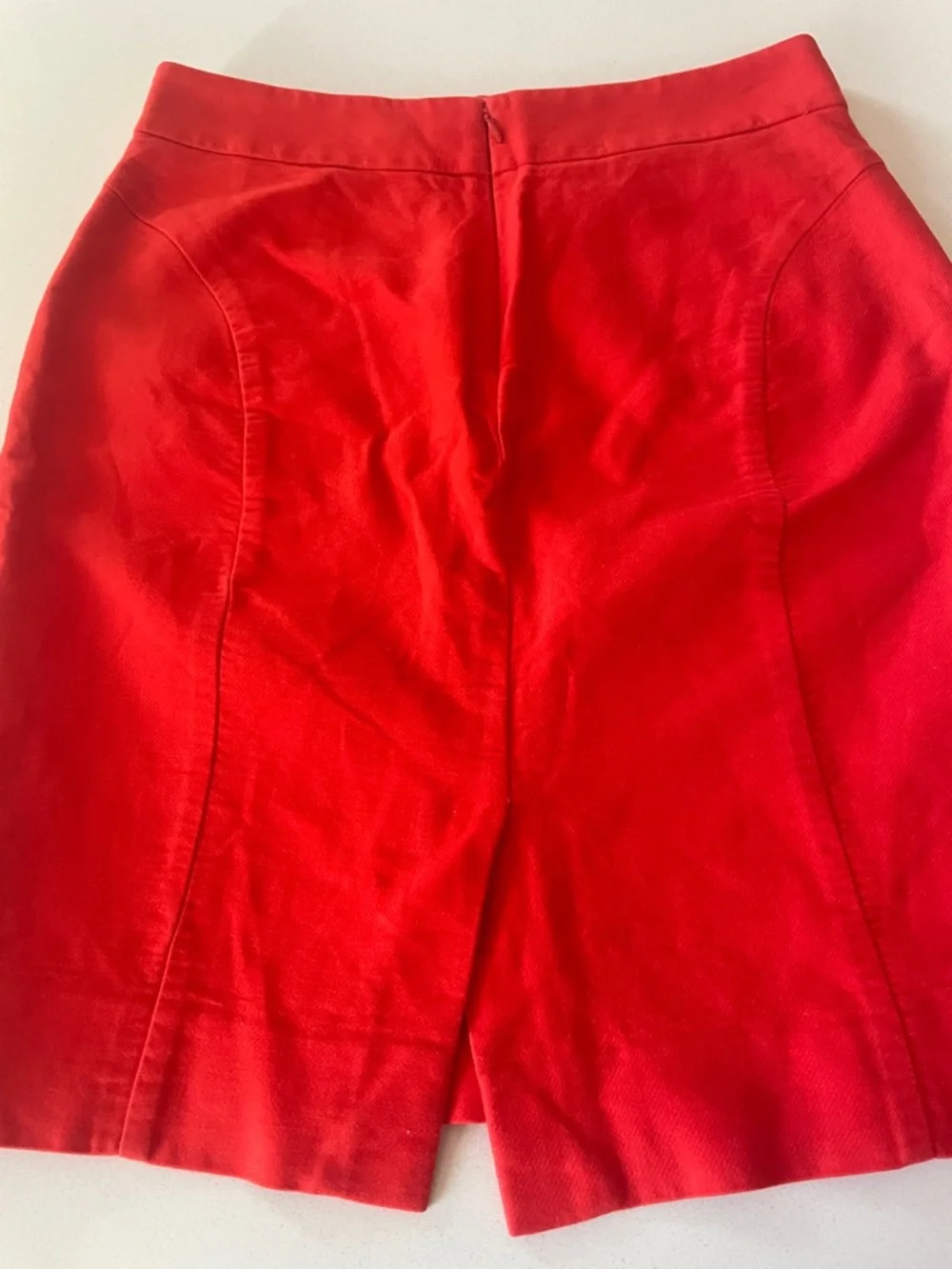🌟SALE 🌟J. Crew The Pencil Skirt Bright Red SIZE 2